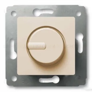 Светорегулятор поворотный 40-300 Вт Legrand Cariva слоновая кость 773717 773717