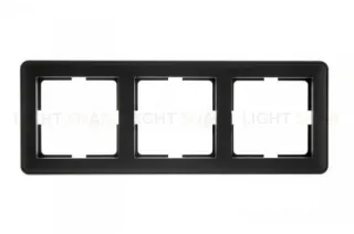 Рамка тройная Schneider Electric W59 черный бархат KD-3-68 KD-3-68
