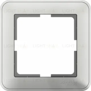 Рамка одинарная Schneider Electric W59 матовый хром KD-1-58 KD-1-58