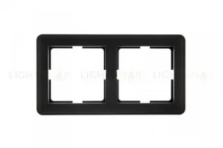 Рамка двойная Schneider Electric W59 черный бархат KD-2-68 KD-2-68