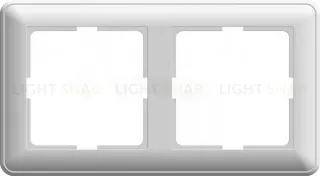 Рамка двойная Schneider Electric W59 белый KD-2-18 KD-2-18