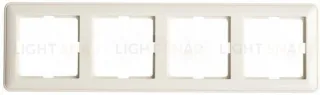 Рамка четверная Schneider Electric W59 слоновая кость KD-4-28 KD-4-28