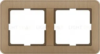 Рамка двойная Schneider Electric W59 бук KD-2-88 KD-2-88