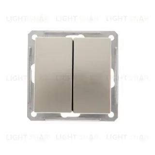 Выключатель двухклавишный Schneider Electric W59 16А/250В шампань VS516-252-4-86 VS516-252-4-86