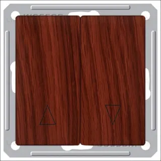 Выключатель для жалюзи с механической блокировкой Schneider Electric W59 16А/250В, дуб VS416-253-9-86 VS416-253-9-86