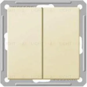 Выключатель двухклавишный Schneider Electric W59 16А/250В слоновая кость VS516-252-2-86 VS516-252-2-86