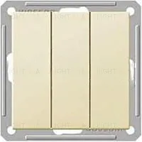 Выключатель трехклавишный Schneider Electric W59 16А/250В слоновая кость VS0516-351-2-86 VS0516-351-2-86