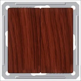 Выключатель двухклавишный Schneider Electric W59 16А/250В мореный дуб VS516-252-9-86 VS516-252-9-86