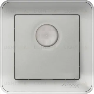 Датчик движения Schneider Electric W59 40-350 Вт без нейтрального проводника в сборе с рамкой, матовый хром DDS-152-58 DDS-152-58
