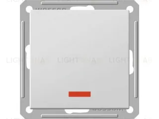 Выключатель одноклавишный с подсветкой Schneider Electric W59 16А/250В белый VS116-153-1-86 VS116-153-1-86