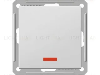 Выключатель одноклавишный перекрестный с подсветкой Schneider Electric W59 (вкл/выкл с 3-х мест) 16А/250В белый VS716-159-1-86 VS716-159-1-86