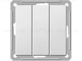 Выключатель трехклавишный Schneider Electric W59 16А/250В белый VS0516-351-1-86 VS0516-351-1-86