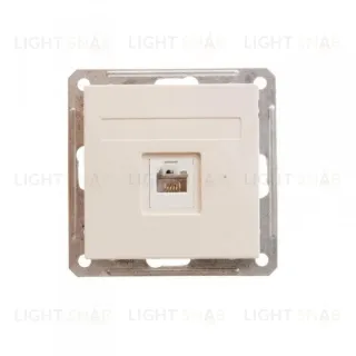 Розетка компьютерная одинарная Schneider Electric W59 RJ45 кат. 5e слоновая кость RSI-152K5E-2-86 RSI-152K5E-2-86