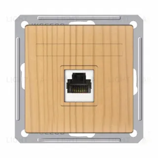 Розетка компьютерная одинарная Schneider Electric W59 RJ45 кат. 5e сосна RSI-152K5E-7-86 RSI-152K5E-7-86