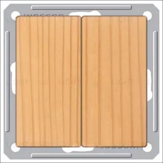 Выключатель двухклавишный Schneider Electric W59 16А/250В сосна VS516-252-7-86 VS516-252-7-86