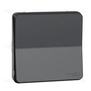 Выключатель одноклавишный перекрестный Schneider Electric Mureva Styl (вкл/выкл из 3-х мест) 10 AX, IP55, антрацит MUR35020 MUR35020