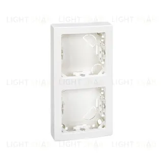 Рамка двойная для вертикальной установки Simon 73 Loft, белый 73621-60 73621-60