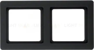 Рамка двойная Berker Q.1 антрацит с эффектом бархата 10126086 10126086