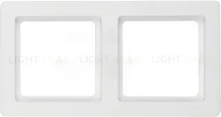 Рамка двойная Berker Q.1 полярная белизна с эффектом бархата 10126089 10126089
