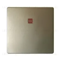 Одноклавишный перекрестный выключатель (с 3-х мест) c подсветкой Simon 82 (шампань) 75254-39+82011-34 75254-39 + 82011-34