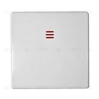 Одноклавишный выключатель с подсветкой Simon 82 (белый) 75104-39+82011-30 75104-39 + 82011-30