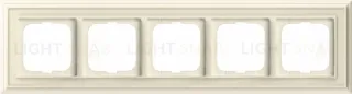Рамка ABB Dynasty пятиместная (слоновая кость) 2CKA001754A4604 2CKA001754A4604