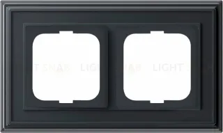 Рамка ABB Dynasty двухместная (антрацит) 2CKA001754A4606 2CKA001754A4606