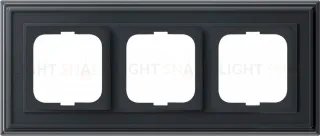 Рамка ABB Dynasty трехместная (антрацит) 2CKA001754A4607 2CKA001754A4607