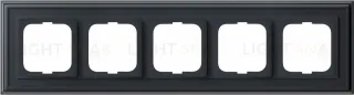 Рамка ABB Dynasty пятиместная (антрацит) 2CKA001754A4609 2CKA001754A4609