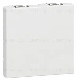 Заглушка Legrand Mosaic (2 модуля), белый 77071 77071