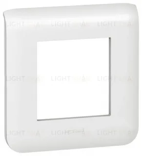 Рамка Legrand Mosaic на 1 пост (2 модуля), белая 78802+80251 78802 + 80251
