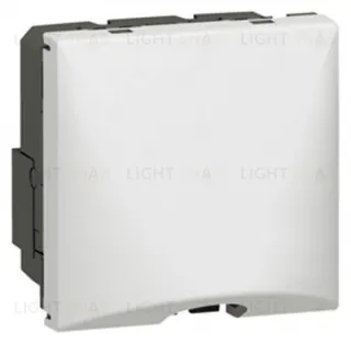 Вывод кабеля Legrand Mosaic, 2 модуля белый 77550 77550