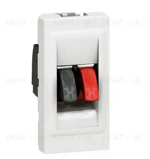 Розетка для колонок Legrand Mosaic (1 модуль) белый 78750 78750