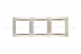 Рамка на 3 поста Simon 15, шампань 1500630-034 1500630-034