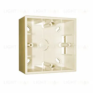 Коробка одинарная для накладного монтажа Simon 15, слоновая кость 1590751-031 1590751-031