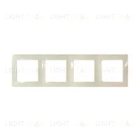 Рамка на 4 поста Simon 15, слоновая кость 1500640-031 1500640-031