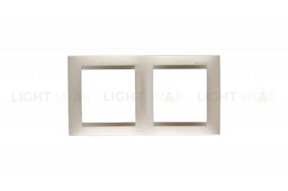 Рамка на 2 поста Simon 15, шампань 1500620-034 1500620-034