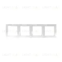 Рамка на 4 поста Simon 15, белый 1500640-030 1500640-030