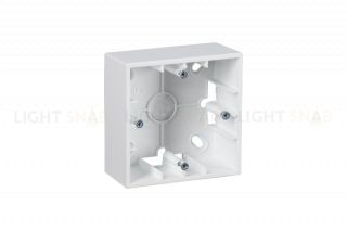 Коробка одинарная для накладного монтажа Simon 15, белый 1590751-030 1590751-030