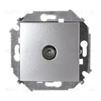 Розетка TV Simon 15 одиночная (алюминий) 1591475-033 1591475-033
