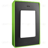 Рамка Simon 82 Detail Неон, 1 пост (графит с неоново-зеленым основанием) 8201610-260 8201610-260