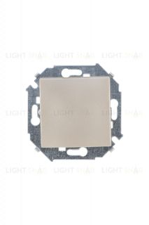Одноклавишный перекрестный выключатель (с 3-х мест) Simon 15 10А/250В винтовой зажим, шампань 1591251-034 1591251-034