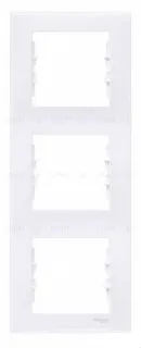 Рамка трехместная вертикальная Schneider Sedna (белый) SDN5801321 SDN5801321