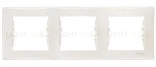 Рамка трехместная горизонтальная Schneider Sedna (бежевый) SDN5800547 SDN5800547