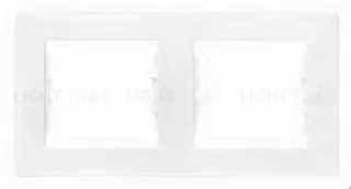 Рамка двухместная горизонтальная Schneider Sedna (белый) SDN5800321 SDN5800321