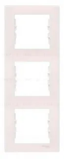 Рамка трехместная вертикальная Schneider Sedna (бежевый) SDN5801347 SDN5801347