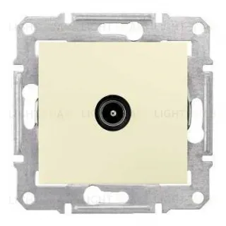 Телевизионная розетка проходная Schneider Electric Sedna, 4 dB, бежевый SDN3201847 SDN3201847