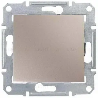 Одноклавишный переключатель Schneider Electric Sedna (из 2-х мест), титан SDN0400168 SDN0400168