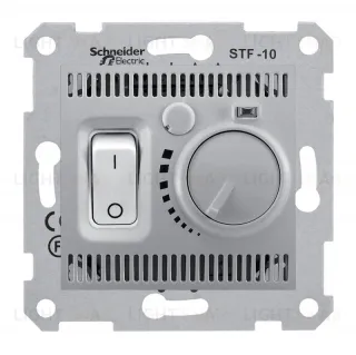 Терморегулятор для теплого пола Schneider Electric Sedna, алюминий SDN6000360 SDN6000360