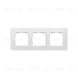 Рамка Simon 82 Detail Original, 3 поста (теплая белая) 8200630-029 8200630-029